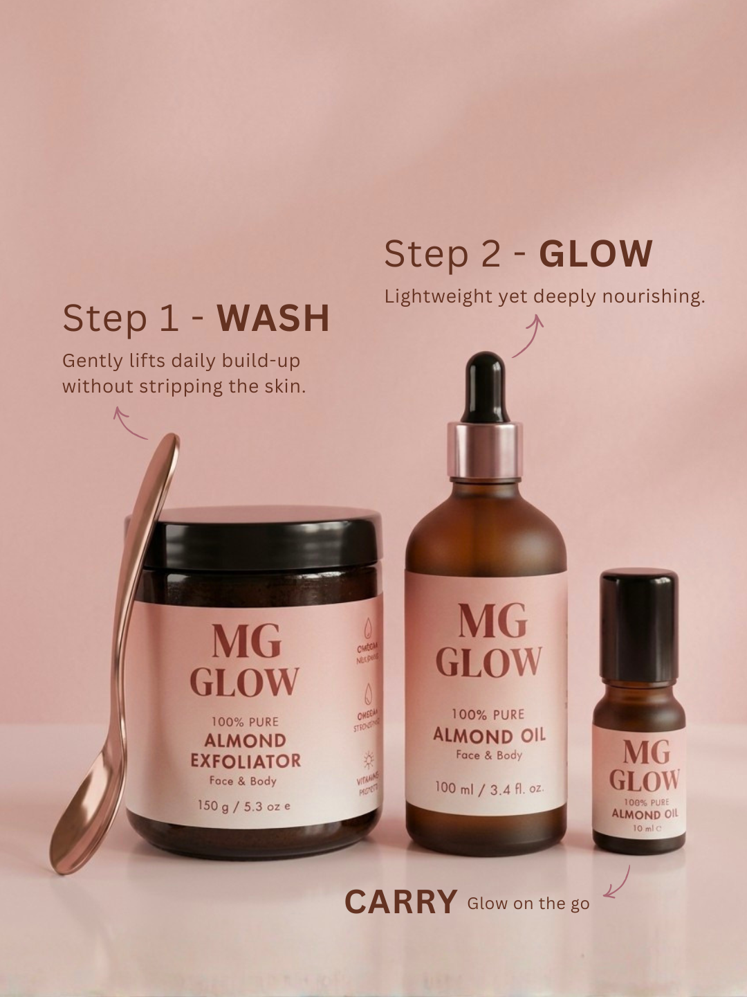 The MG Glow Almond Skin Ritual