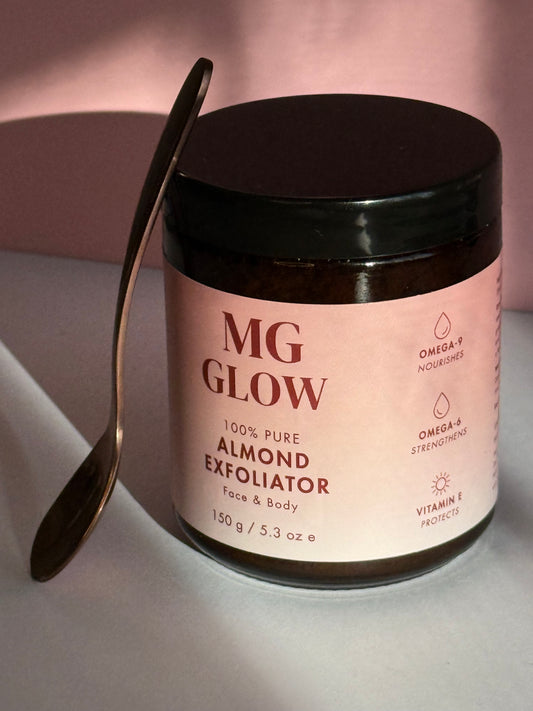 MG Glow 100% Pure Almond Exfoliator 150G