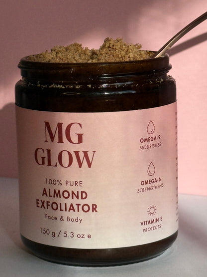 MG Glow 100% Pure Almond Exfoliator 150G