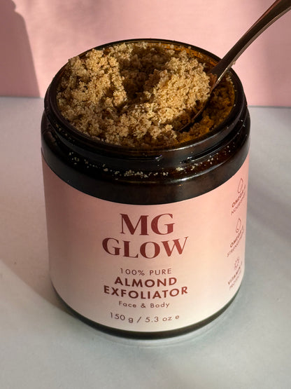 MG Glow 100% Pure Almond Exfoliator 150G